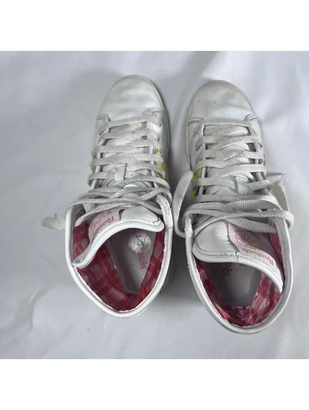 WOMEN'S Reebok Top Down Hi Top Fold Over Flap Sneakers JO8857 Size 6